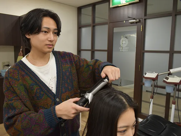 学生の笑顔