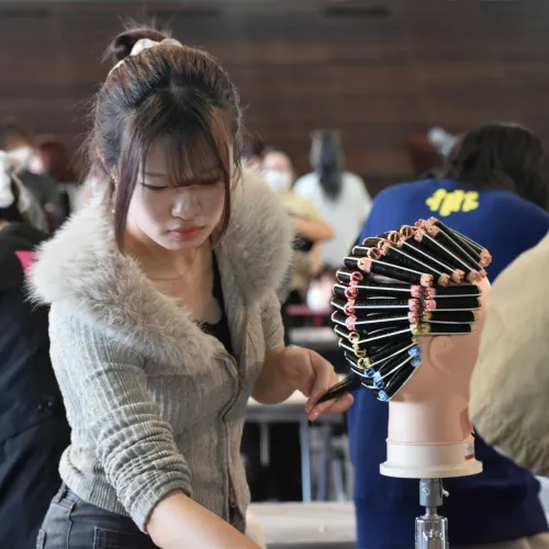理容技術の実習