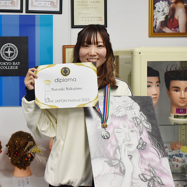 JUHA JAPON FESTIVAL2023 デッサン部門　銀賞