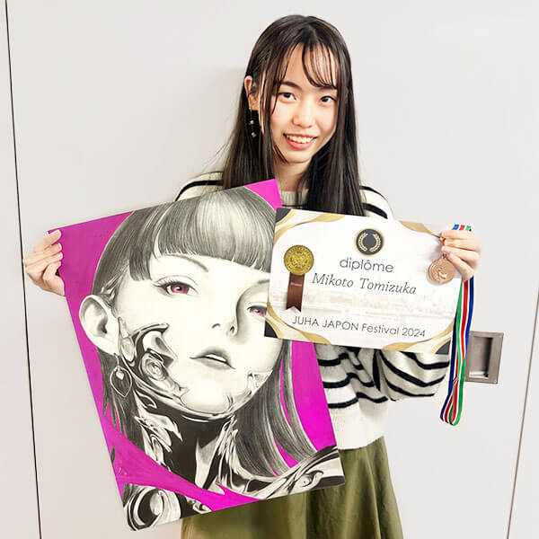JUHA JAPON FESTIVAL2024 デッサン部門 ブロンズ賞