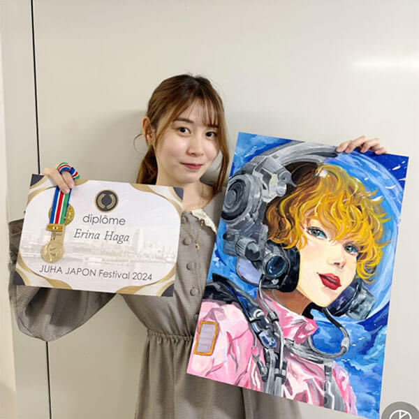 JUHA JAPON FESTIVAL2024 デッサン部門 ゴールド賞